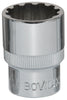 1/2" Dr Spherical Socket, Metric