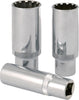 1/2" Dr. Spherical Deep Socket, Metric