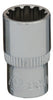 1/4" Dr. Spherical Socket, Metric