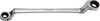 Box-end Spherical Reversible Ratchet Wrench (45deg. Offset), Inch