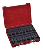 1/2" Dr. 14 PC Deep Impact Socket Set, Metric