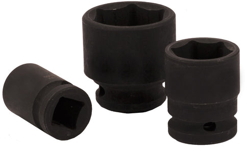 1/2" Dr. Impact Socket, 6 PT, Inch