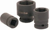 1/2" Dr. Impact Socket, 6 PT, Inch